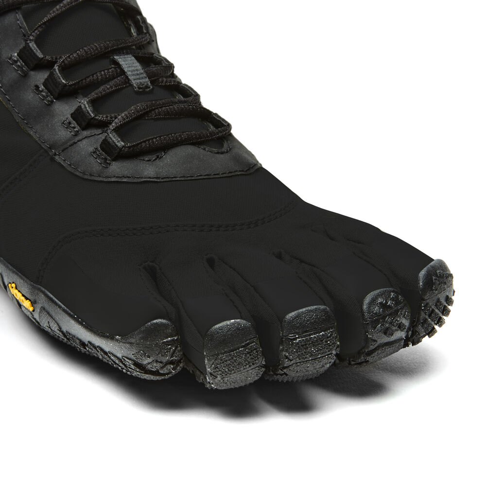 Vibram FiveFingers Herre Barfodet Sko Sort - V-Trek Insulated - 4350JYOUS